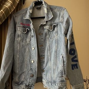 xxxtentacion bad vibes forever denim jacket merch
